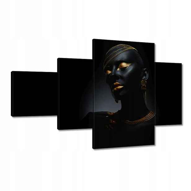 Obrazy 130x80 Povabné zlaté šperky