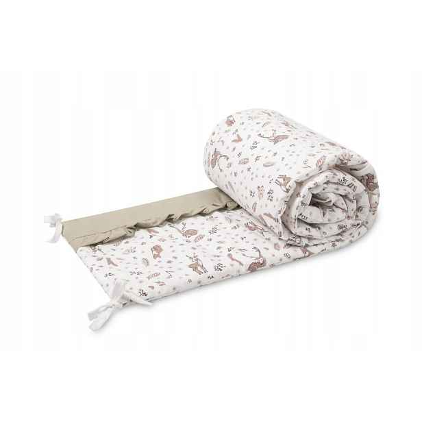 Chránič na postýlku Bavlna Forest Beige Kvalita