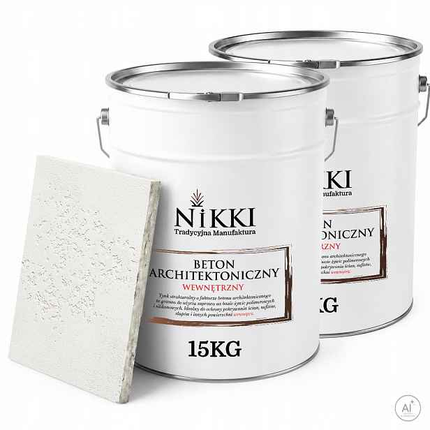 Dekorativní architektonický beton vnitřní 10 m2 2x15 kg Bílý F101