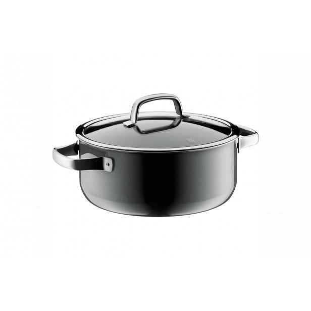 Hrnec nízký WMF FUSIONTEC Mineral platina O 24 cm 05.1468.5290
