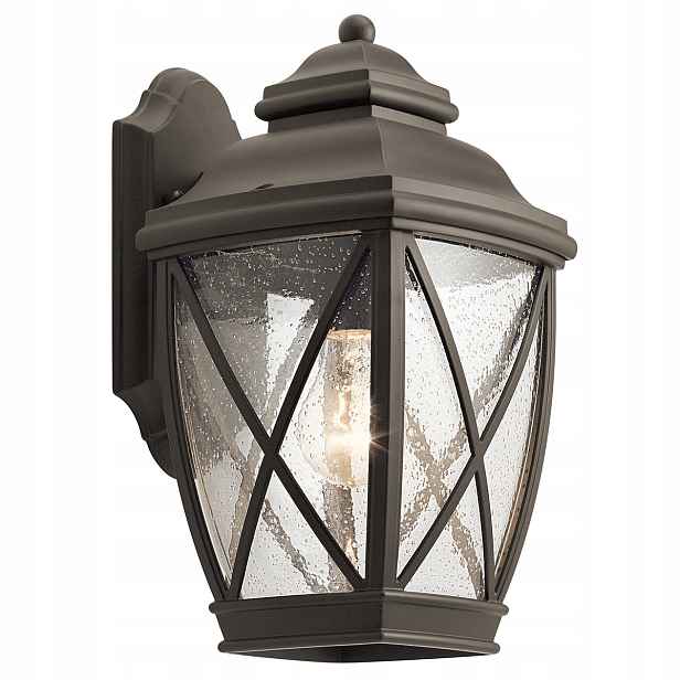 Kichler Tangier Venkovní nástěnná lampa E27 60W Starý bronz IP44