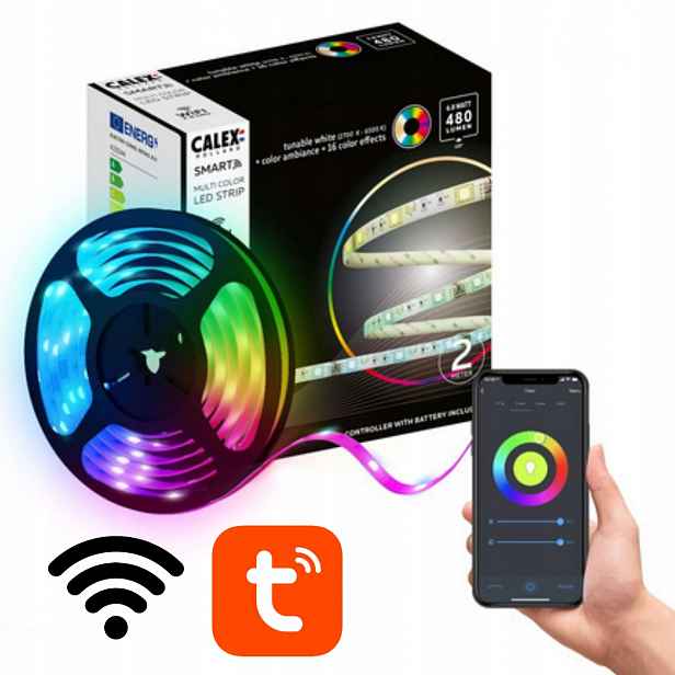 Led Pásek 2 M Rgb Podskříňkové Osvětlení Pro Stropní Podbití Smart Tuya