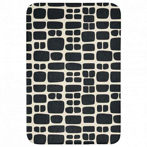 OnlyWow WC PŘEDLOŽKA Moderní - organické - černé 60x90 cm