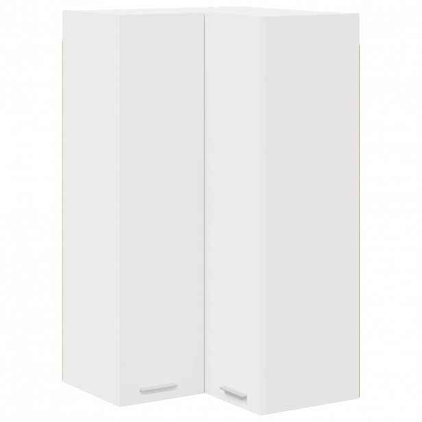 vidaXL Závěsná skříňka Bílá 57 x 57 x 100 cm Kompozitní dřevo