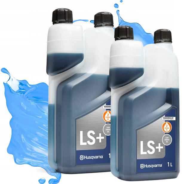 Olej pro dvoutaktní motory Husqvarna 578037002 1 litr Ls+ s dávkovačem