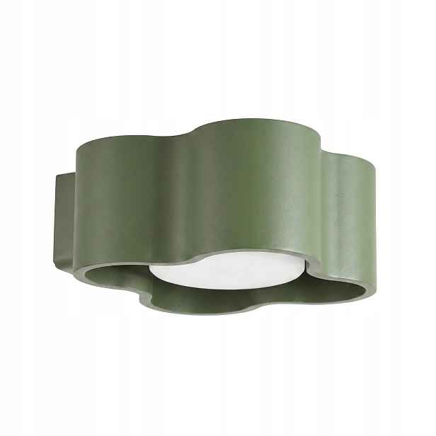 Sollux Lighting nástěnné svítidlo Ovio olivová obláček 1xGX53 10W