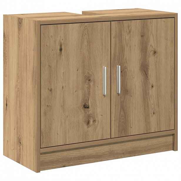 vidaXL Koupelnová skříň Artisanový dub 63 x 29 x 55 cm