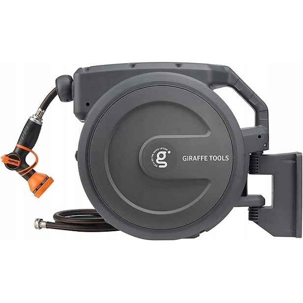 Buben na hadice Giraffe Tools AW30, svinovací 30 m