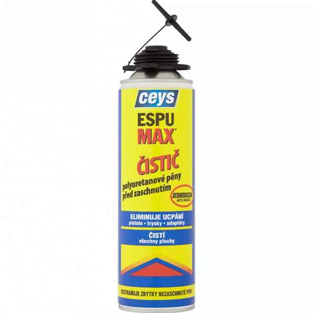 Čistič PUR pěny Ceys Espumax před zaschnutím 500 ml