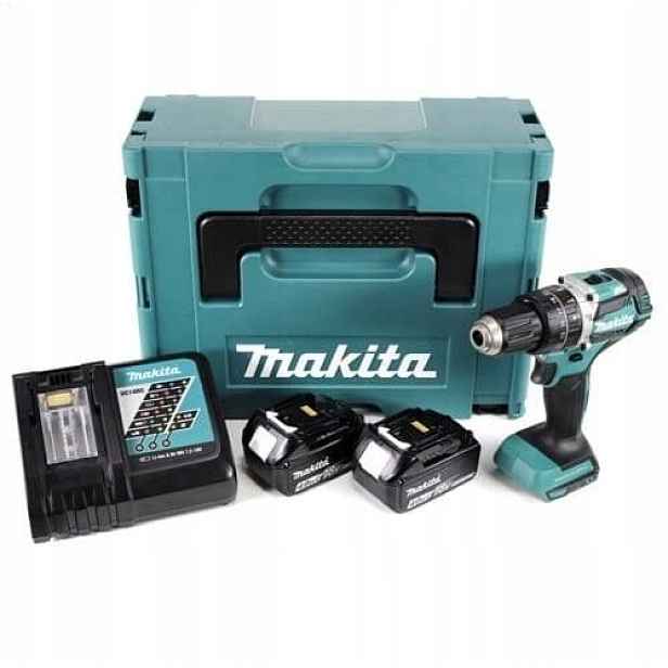 Makita DHP484RTJ Vrtací Šroubovák 18V 2x5Ah