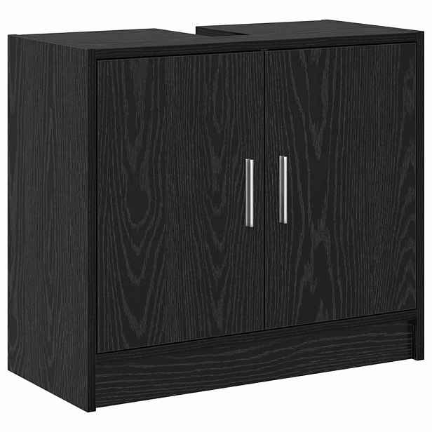 vidaXL Koupelnová skříň Černý dub 63 x 29 x 55 cm Kompozitní dřevo