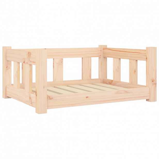 vidaXL Pelíšek pro psy 65,5 x 50,5 x 28 cm masivní borovice