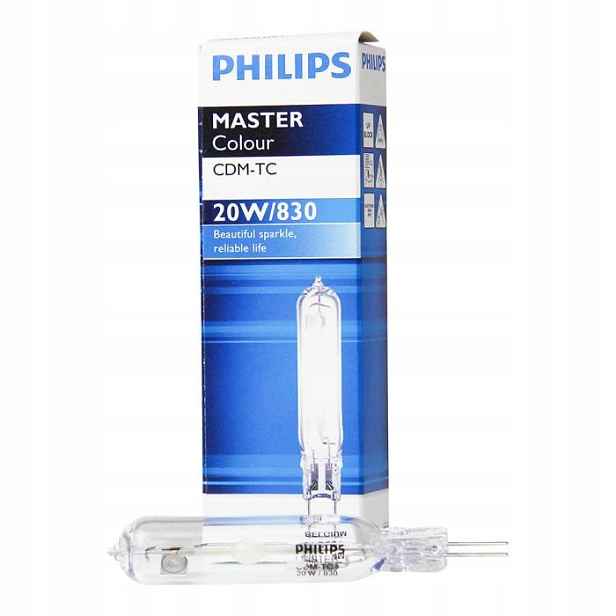 Žárovka Philips Cdm-tc 20W 830 G8.5 1CT MASTERColour 3000K Elite 230V