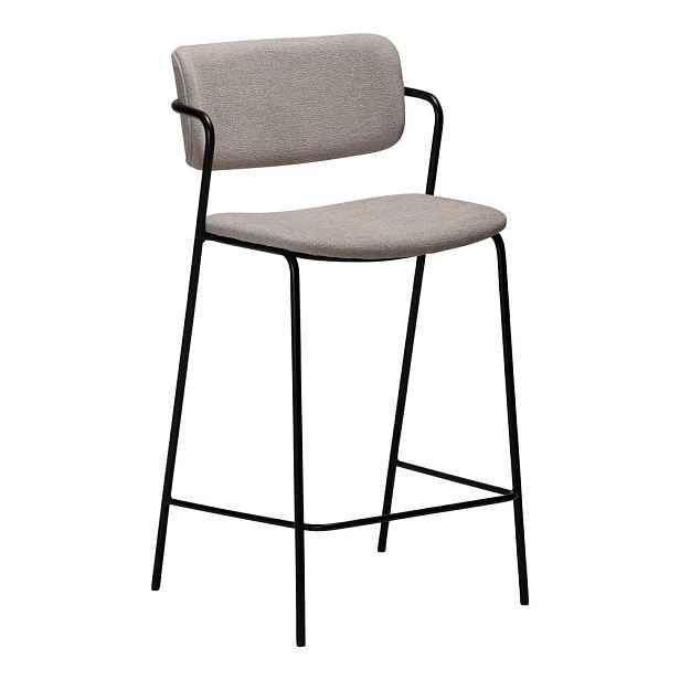 Béžová barová židle (výška sedáku 67,5 cm) Zed – DAN-FORM Denmark