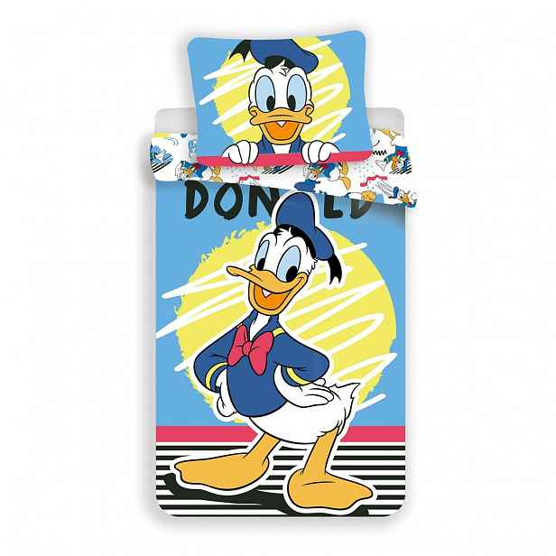 Bavlněné povlečení Donald Duck 140 x 200 cm