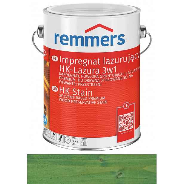 Remmers Hk-lasur impregnace dřeva 0,75L Zelená