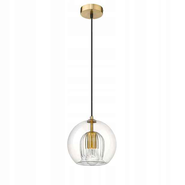 Závěsná stropní lampa zlatá nad stůl do kuchyně a obývacího pokoje Arette