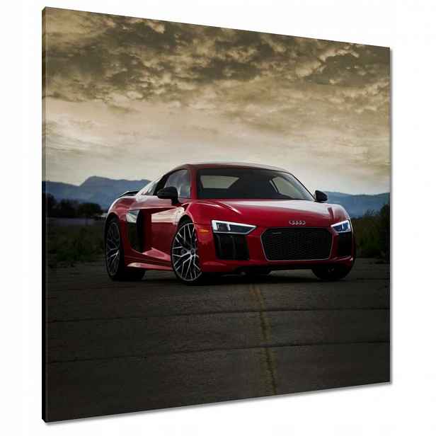 Obrazy 90x90 Červené Audi Auto