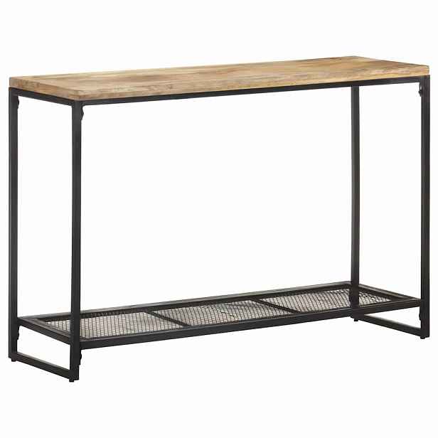 vidaXL Konzolový stolek 110 x 35 x 75 cm masivní mangovníkové dřevo
