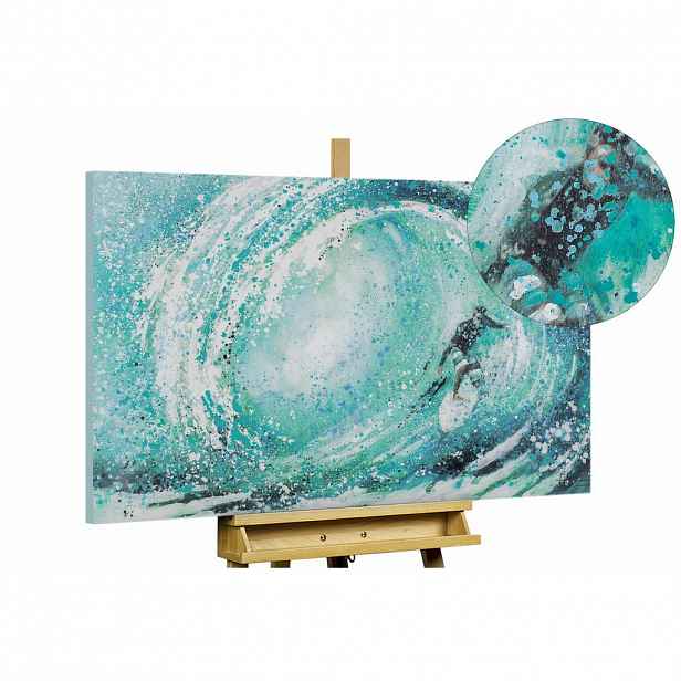KUNSTLOFT OLEJOMALBA 90/60 cm, Moře a pláž