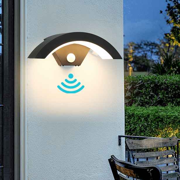 Led Venkovní Nástěnné Svítidlo Nad Vchodové Dveře s pohybovým senzorem 18W IP65