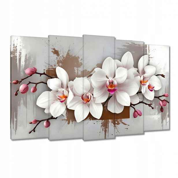 Obrazy 150x95 Bílá orchidej