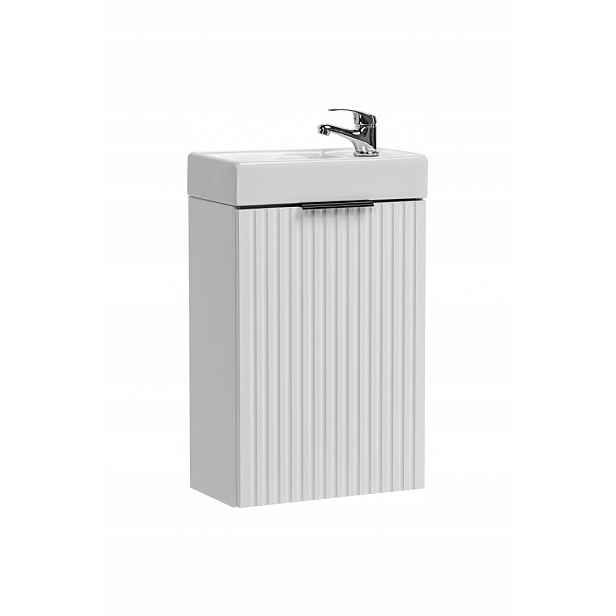Zestaw meblowy Adel White, 40cm z umywalką meblową Vedea