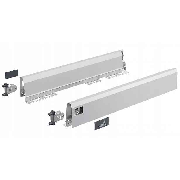 Vodítka zásuvky 9150619 500 mm, stříbrná Hettich