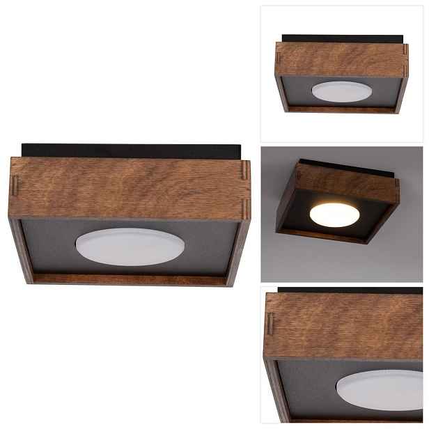 Jiřina stropní svítidlo černý v předsíni s možností regulace nad zrcadlem Sigma Lighting