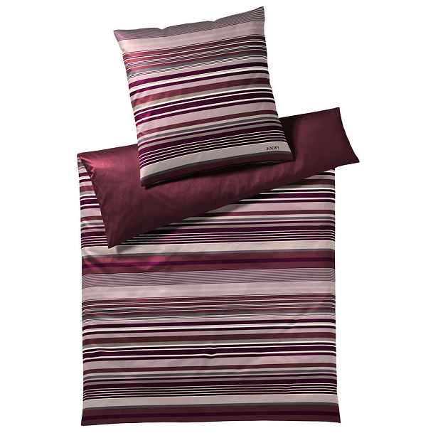 Joop! OBOUSTRANNÉ POVLEČENÍ, makosatén, starorůžová, tmavě červená, 135/200 cm
