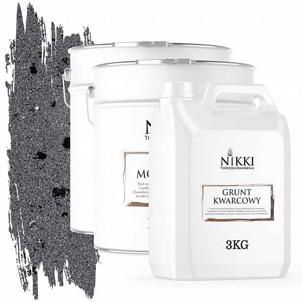 Mozaiková Omítka Pryskyřičná Šedá Tmavě Černá Mika M06 Set 2x12,5KG Grunt