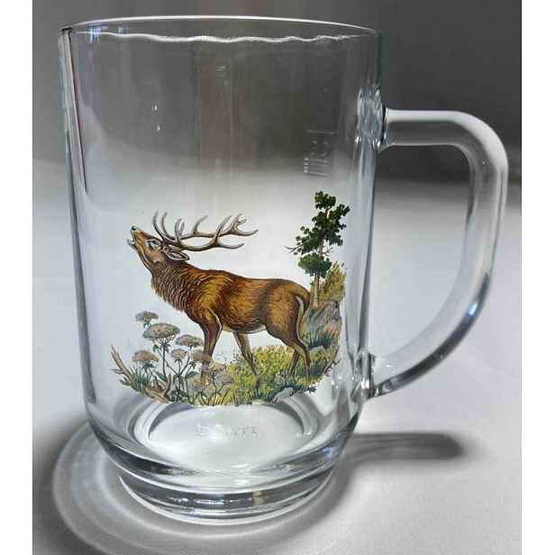 sklen. 500ml, 1ks, JELEN - BOHEMIA HLADKÝ, cejch, pivo