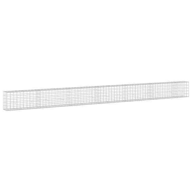 vidaXL Gabion s drátem 3,5 mm a síťkou 10x10 cm 650x30x50 cm