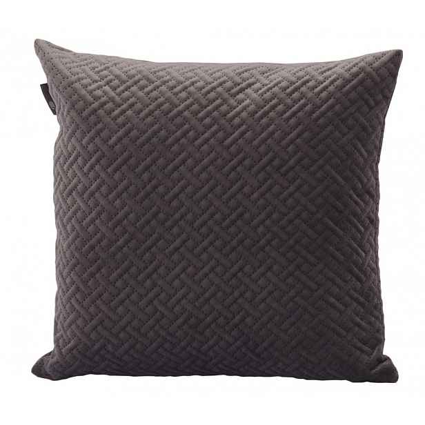 Dekorační polštář Vanda 42x42 cm, antracitový