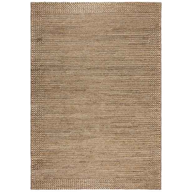 Kusový koberec Drew Braid Border Natural, 160x230, béžová, chodba / předsíň, Flair Rugs