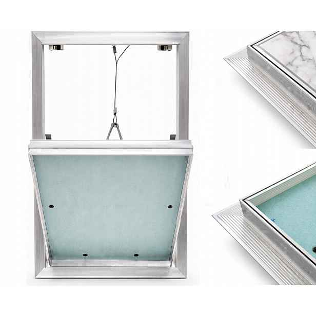 Dvířka na glazuru s těsněním 40x30 Vytahovací pod dlaždice Gk| Alurem