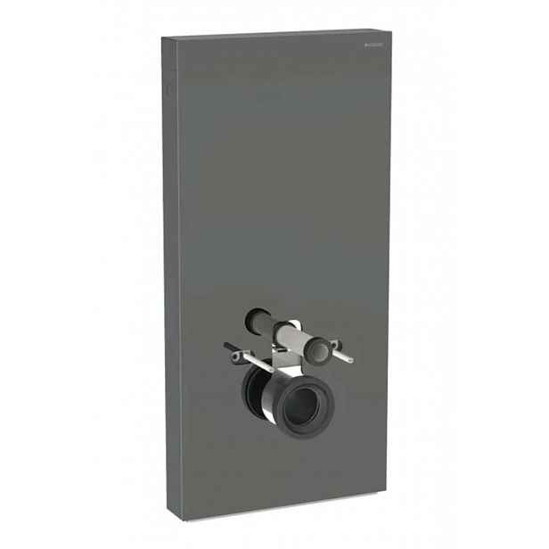 Geberit Monolith Plus - Sanitární modul pro závěsné WC, 101 cm, spodní přívod vody, sklo/lávová 131.221.JK.7