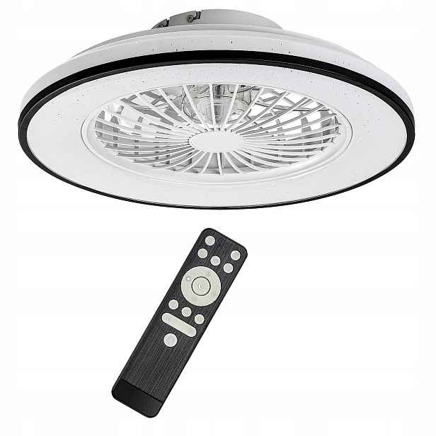 Stropní svítidlo s ventilátorem Ventilátorové stropní svítidlo s dálkovým ovládáním DALFON2 Rabalux