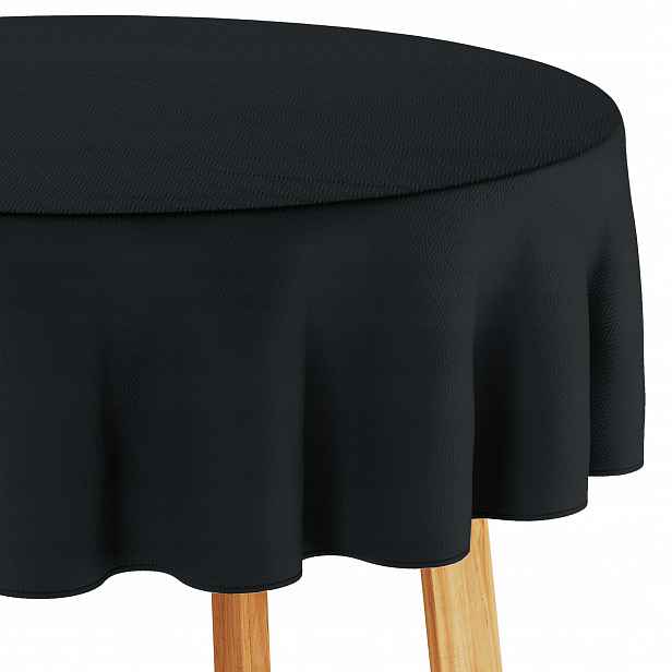 Ubrus odolný proti skvrnám Filumi Černý 150x150 Kulatý