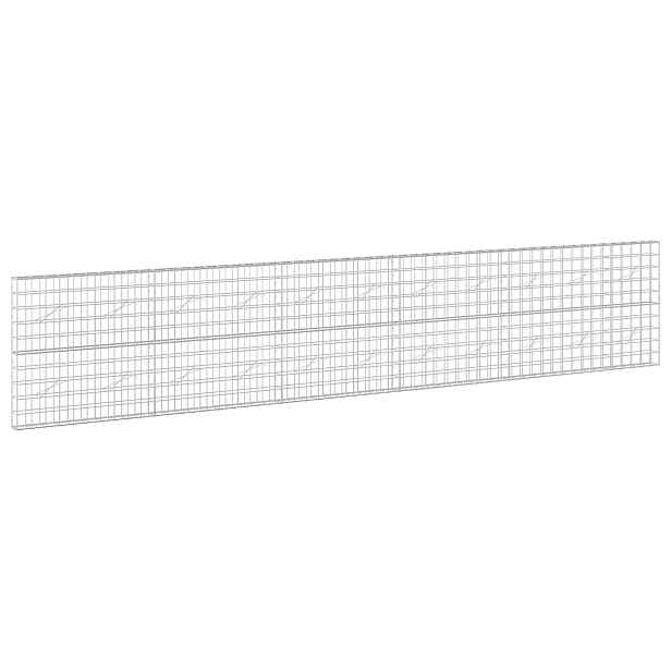 vidaXL Gabion s drátem 3,5 mm a síťkou 10x10 cm 550x10x100 cm