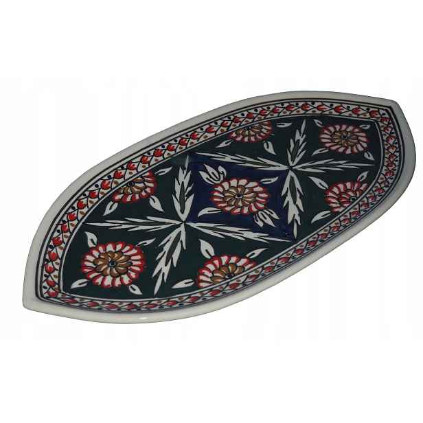Gruzie Chaczapuri Pide Pizza Turecká Pizza Velký Krásný Talíř 43 cm