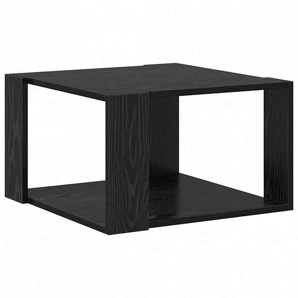 vidaXL Konferenční stolek Černý dub 51,5 x 51,5 x 30 cm