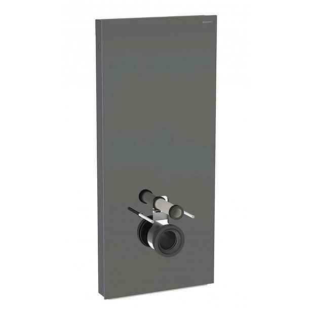Geberit Monolith Plus - Sanitární modul pro závěsné WC, 114 cm, spodní přívod vody, sklo/lávová 131.231.JK.7