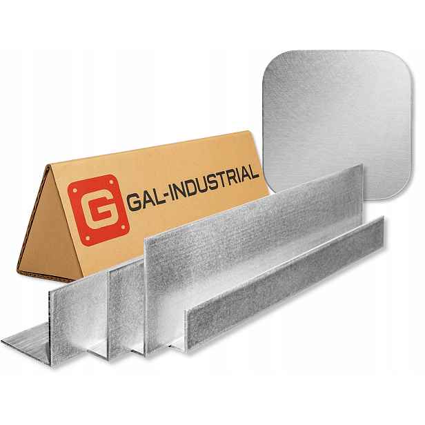 Hliníkový úhelník Satinovaný 80x80x3mm 40cm Alu Řezání na míru