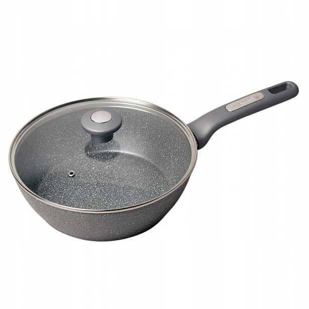 Hluboká Granitová Pánev 24 CM Plynová Indukce