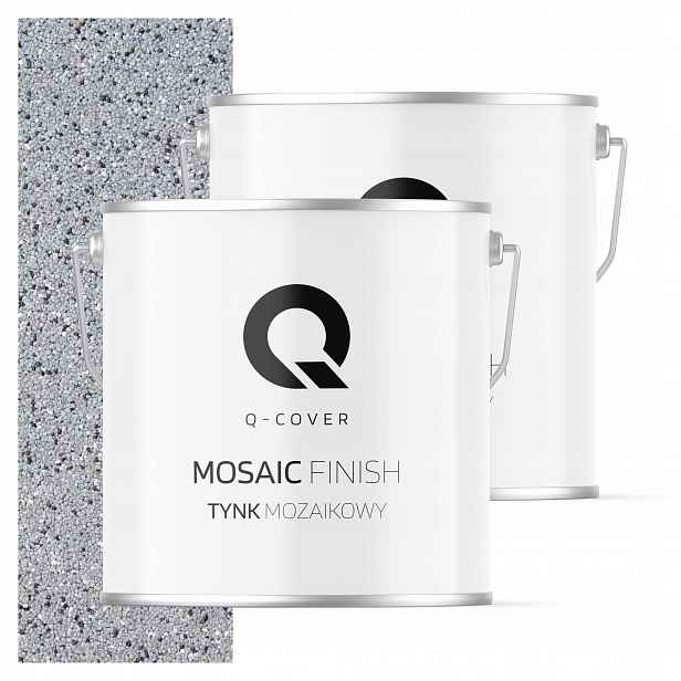 Mozaiková Omítka Mozaika 7 Kg Šedá M32 Ozdobná Pryskyřičná Fasáda Premium