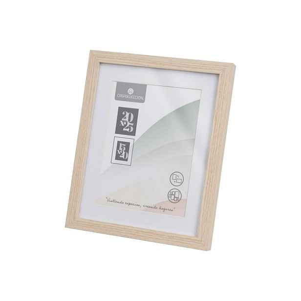Stojací/na zeď rámeček v přírodní barvě 22,5x28 cm Sencillo – Casa Selección