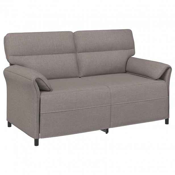 vidaXL Sofa pro dvě osoby Taupe 158 x 83 x 95 cm