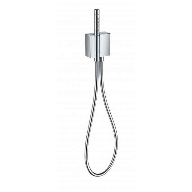 Axor Edge - Set sprchové hlavice, 2 proudy, držáku a hadice, chrom/diamantový brus 46521000