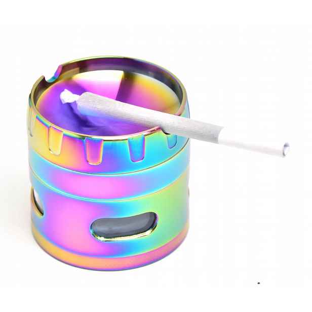 Mlýnek Popelník Kov Cbd Thc Marihuana Tabák